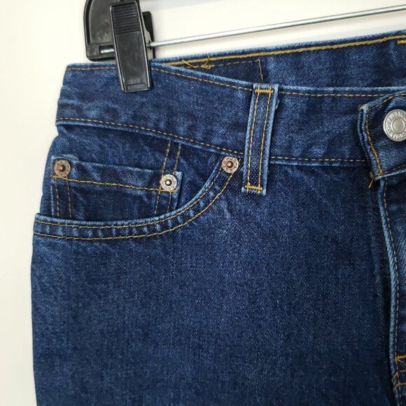 Levi's Womens Vintage USA Y2K 90s Superlow Boot Cut Jeans 29x31 Medium/Dark Wash - Picture 6 of 9